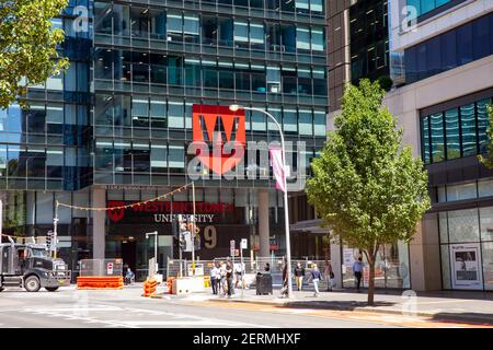 Western Sydney University campus in Parramatta City centre,Western Sydney,NSW,Australia Stock Photo