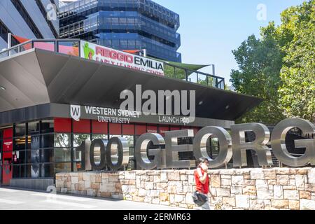 Western Sydney university building in Parramatta Sydney,Australia Stock Photo