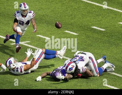 Buffalo Bills defensive back Levi Wallace (39) during a Monday Night NFL  football game against the Tennessee Titans, Monday, Oct. 18, 2021, in  Nashville, Tenn. (AP Photo/Matt Patterson Stock Photo - Alamy