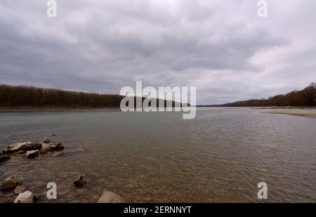 Scenic view of a river against sky Stock Photo