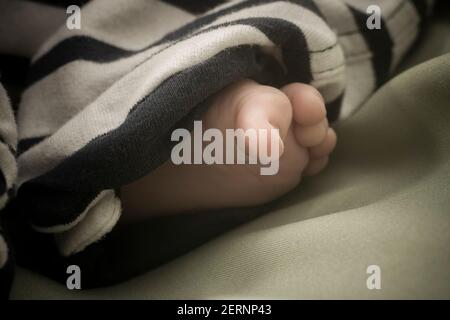 Newborn baby girl Stock Photo