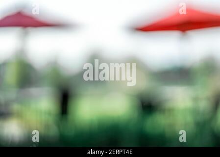 Green bokeh blur abstract background  blurry from nature Blur outside green garden environment blur Stock Photo