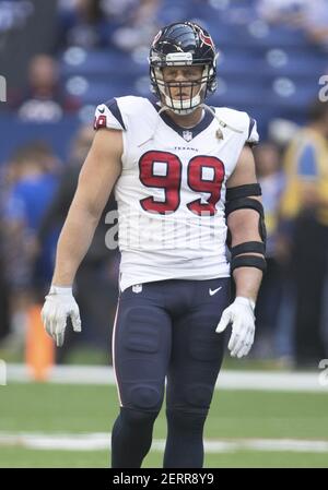 Sept. 11, 2011 - Houston, Texas, U.S - Houston Texans defensive end J.J.  Watt (99) is all smiles during the game against the Indianapolis Colts. Houston  Texans defeated the Indianapolis Colts 34-7