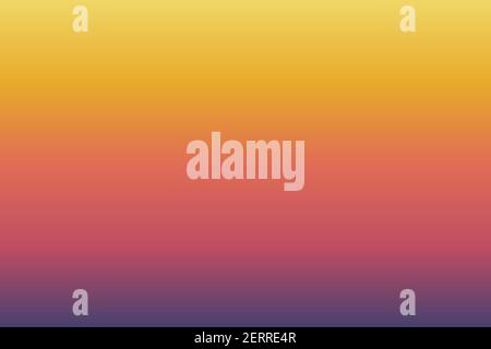 Abstract background with smooth gradient purple, pink, orange, yellow color twilight time. For Wallpaper, Background, Print. Vector Illustration Stock Vector