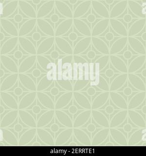 A seamless retro pattern with beige geometric motifs. Stock Vector