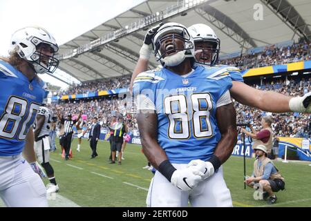 Los Angeles, USA. October 07, 2018 Oakland Raiders fans during the football  game between the Oakland Raiders and the Los Angeles Chargers at the StubHub  Center in Carson, California. Charles Baus/CSM Credit: