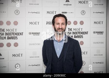 Morgan Matthews (BAFTA award-winning documentary director) at the announcement of the nominations and jury for the 2014 Moët British Independent Film Stock Photo