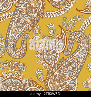 Paisley pattern, great design for any purposes. Seamless background Stock Vector