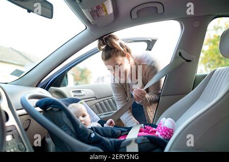 Putting on the seatbelt is important especially if a traveling companion is child of your own