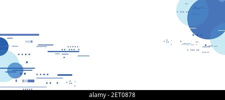 Abstract tech background with simple object. Stock Vector