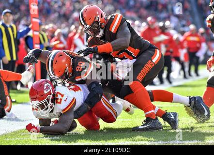 Cleveland Browns linebacker Jamie Collins (51) takes the field before an  NFL football game against the Baltimore Ravens, Sunday, Oct. 7, 2018, in  Cleveland. (AP Photo/Ron Schwane Stock Photo - Alamy