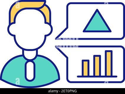 Measurement instruments RGB color icon Stock Vector