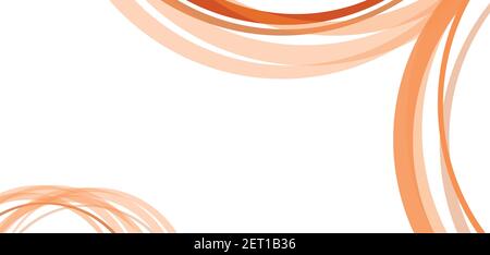 Abstract circles and waves on the white Stock Vector