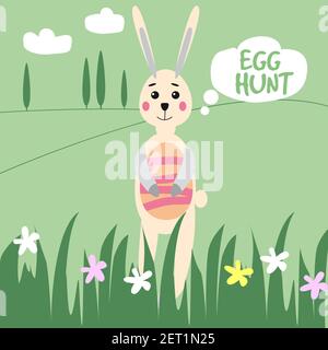 Have Yourself a Very Happy Easter Easter Bunny Ears Vector Stock Vector