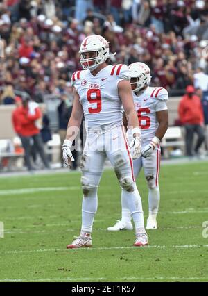 November 10, 2018 College Station, TXOle Miss receiver, A.J. Brown (1),  making a play during the NCAA football game between the Texas A&M Aggies  and the Ole Miss Rebels, in College Station