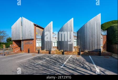 Westcourt Medical Centre, a local doctors surgery building after recent modernising in Rustington, West Sussex, England, UK. Stock Photo