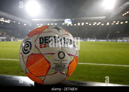 Heerenveen Football 01 12 2018 Abe Lenstra Stadium Season 2018 2019 Dutch Eredivisie Derby Star Ball During The Match Sc Heerenveen Fortuna Stock Photo Alamy