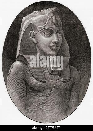 Ramesses II (1303 BC –1213 BC). Egyptian Pharaon. 19th dynasty Stock ...