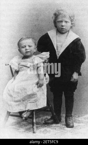 Paul und Gregor Strasser 1897. Stock Photo