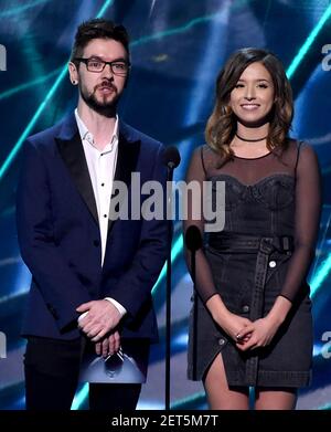 JackSepticEye and Pokimane attend The 2018 Game Awards at Microsoft News  Photo - Getty Images