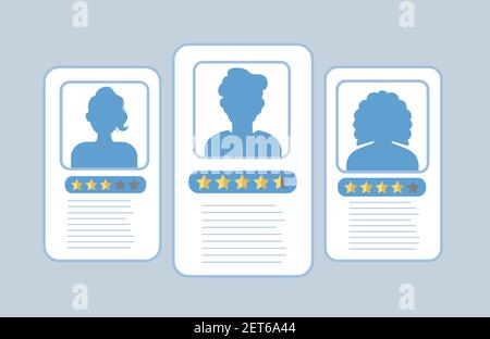 Personal info data. User or profile card details symbol, identity document with person photo and text. Stock Vector