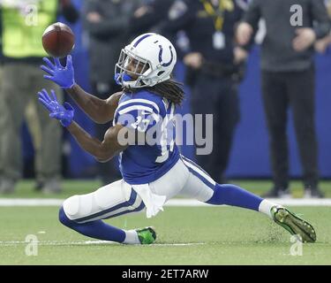 January 8, 2023 : Dallas Cowboys wide receiver T.Y. Hilton (16) jumps to  catch the pas during the game against the Washington Commanders in  Landover, MD. Photographer: Cory Royster (Credit Image: Â©