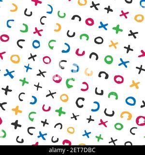 Geometric decorative seamless pattern. Stock Vector