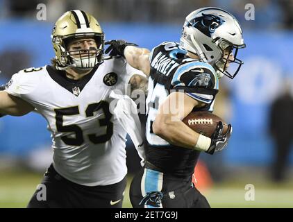 New Orleans Saints linebacker Stephone Anthony (50) runs through drills  during NFL football practice in Metairie, La., Tuesday, June 13, 2017. (AP  Photo/Gerald Herbert Stock Photo - Alamy