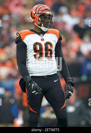 December 9, 2018..Los Angeles Chargers defensive end Isaac Rochell #98  before the Cincinnati Bengals vs Los Angeles Chargers at Stubhub Center in  Carson, Ca on December 9, 2018. (Photo by Jevone Moore)(Credit