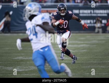 Chicago Bears tight end Trey Burton runs a route against the Washington  Redskins during the first half of an NFL football game Monday, Sept. 23,  2019, in Landover, Md. (AP Photo/Julio Cortez