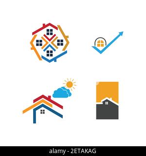 House logo vector illustration design Stock Vector