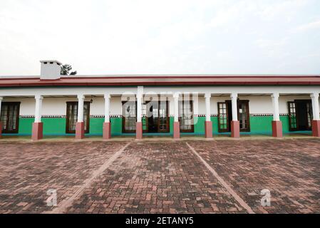 The 1931 King Mutara Rudagigwa palace serves as a musseum gallery, Huye Rwanda. Stock Photo