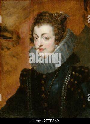 Peter Paul Rubens - Portrait of Isabella of Bourbon Stock Photo