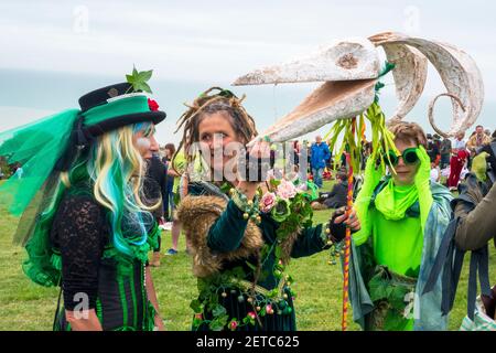 Jack-in-the-Green Festival, Hastings, East Sussex, UK Stock Photo