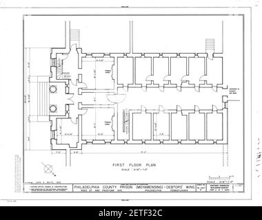 Philadelphia County Prison (Moyamensing Prison) Philadelphia PA (AD2) 00002a. Stock Photo