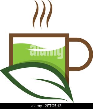 Green tea images illustration design Stock Vector Image & Art - Alamy