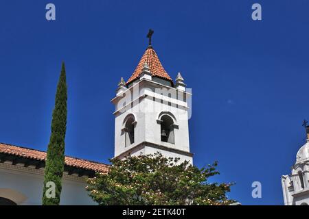 Iglesia Santa Veracruz, the church in Bogota, Colombia Stock Photo