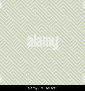 A retro seamless pattern with beige geometric motifs. Stock Vector