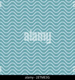 A retro seamless pattern with green geometric motifs. Stock Vector