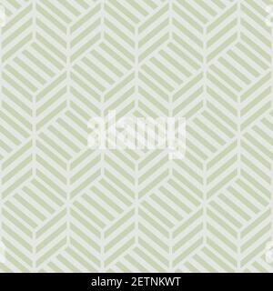A retro seamless pattern with beige geometric motifs. Stock Vector