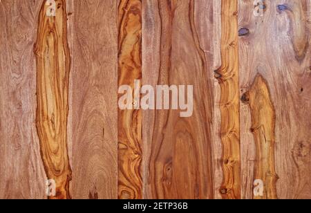 Wooden textured table view from top Stock Photo