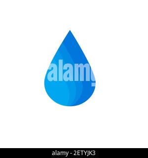 Save water and save earth logo vector design. Stock Vector