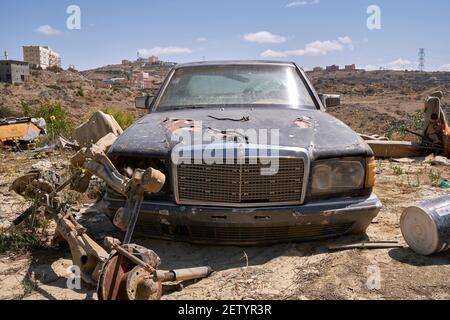 Scrapping in Saudi Arabia Stock Photo