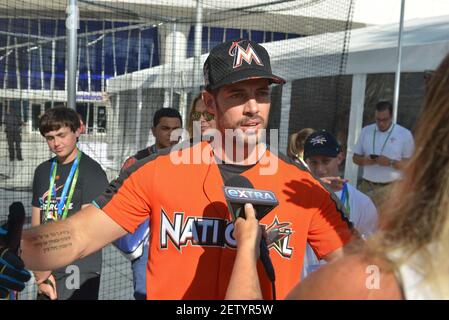 MLB All-Star Legends and Celebrity Softball at Marlins Park in Miami,  Florida Featuring: Christina Milian Where: Miami, Florida, United States  When: 09 Jul 2017 Credit: Johnny Louis/WENN.com Stock Photo - Alamy