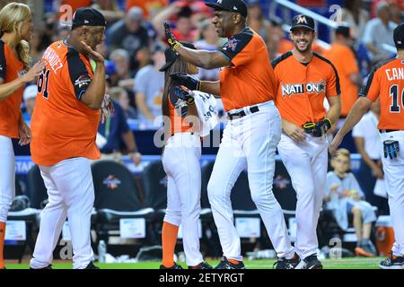 MLB All-Star Legends and Celebrity Softball at Marlins Park in Miami,  Florida Featuring: Christina Milian Where: Miami, Florida, United States  When: 09 Jul 2017 Credit: Johnny Louis/WENN.com Stock Photo - Alamy