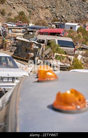 Scrapping in Saudi Arabia Stock Photo