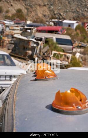 Scrapping in Saudi Arabia Stock Photo