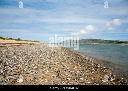 The River Conwy from the Beacons near Conwy Quay Marina Conwy Snowdonia North Wales Stock Photo