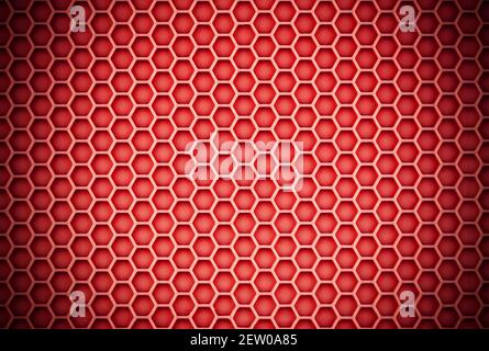 abstract coral orange honeycomb unobtrusive sharp background with vignette. Stock Photo