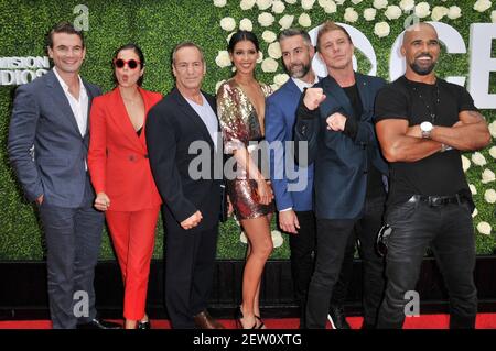 (L-R) Stephanie Sigman, Kenny Johnson, Jay Harrington and Shemar Moore